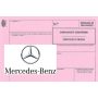 European Certificate of Compliance for Car Mercedes Benz